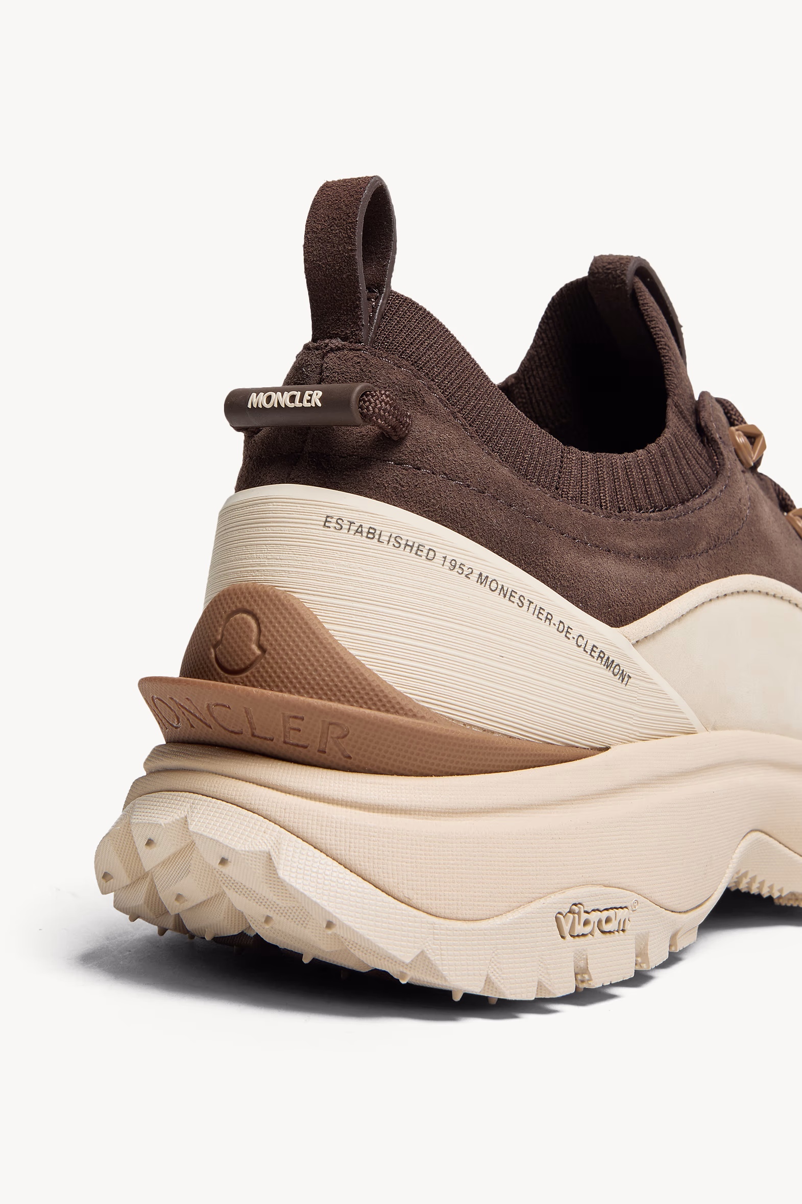 Trailgrip Lite3 Nubuck & Suede Sneakers Men Brown Moncler 7